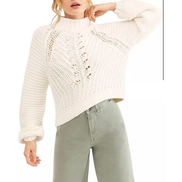 Free People | Sweetheart Mock Neck Sweater - Picture 1 of 5